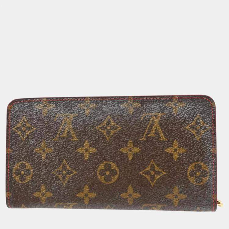 Pre Owned Louis Vuitton Monogram Canvas Cherry Porte Monnaie Zip Wallet