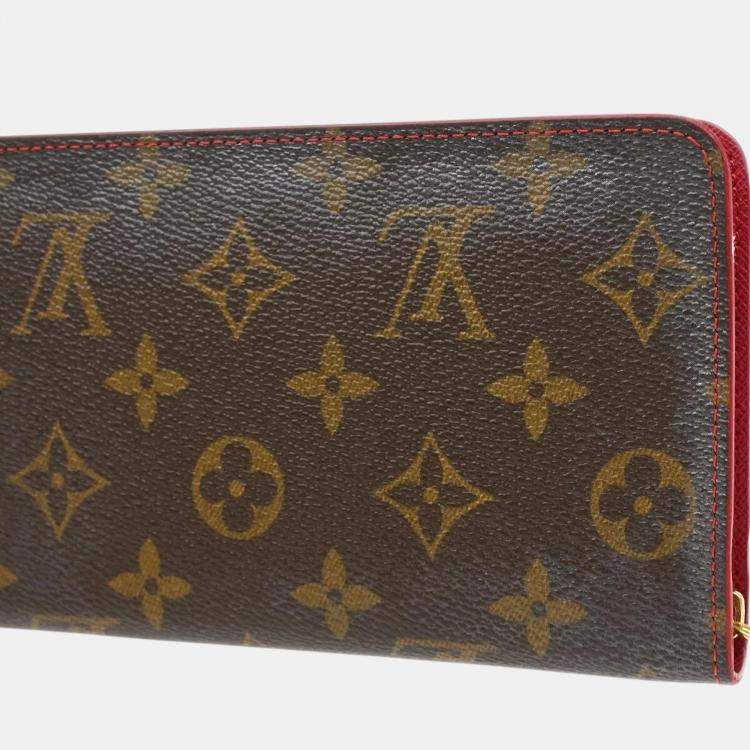 Pre Owned Louis Vuitton Monogram Canvas Cherry Porte Monnaie Zip Wallet