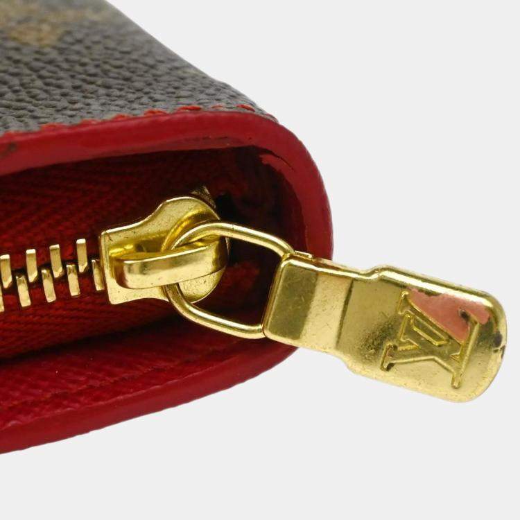 Pre Owned Louis Vuitton Monogram Canvas Cherry Porte Monnaie Zip Wallet