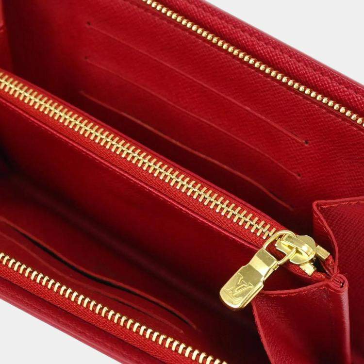 Pre Owned Louis Vuitton Monogram Canvas Cherry Porte Monnaie Zip Wallet