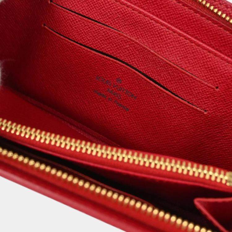 Pre Owned Louis Vuitton Monogram Canvas Cherry Porte Monnaie Zip Wallet
