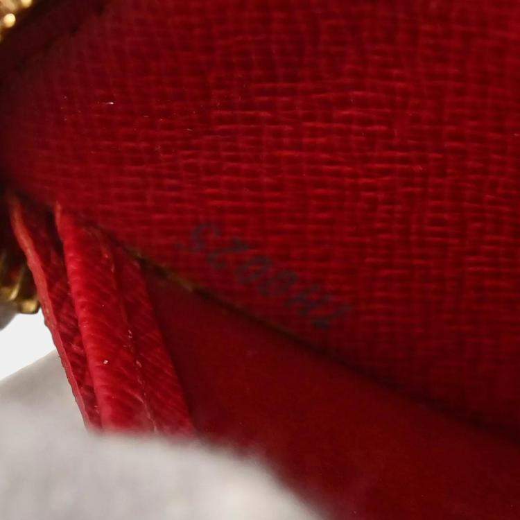 Pre Owned Louis Vuitton Monogram Canvas Cherry Porte Monnaie Zip Wallet