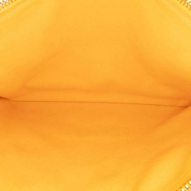 Pre Owned Louis Vuitton Yellow Monogram Coussin PM Bag