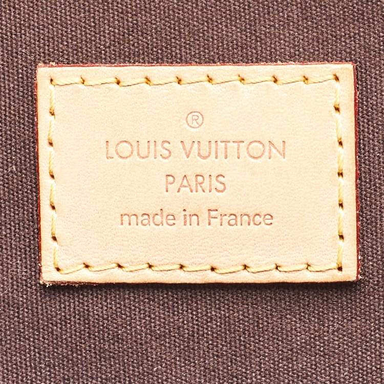 Pre Owned Louis Vuitton Amarante Monogram Vernis Alma MM Bag