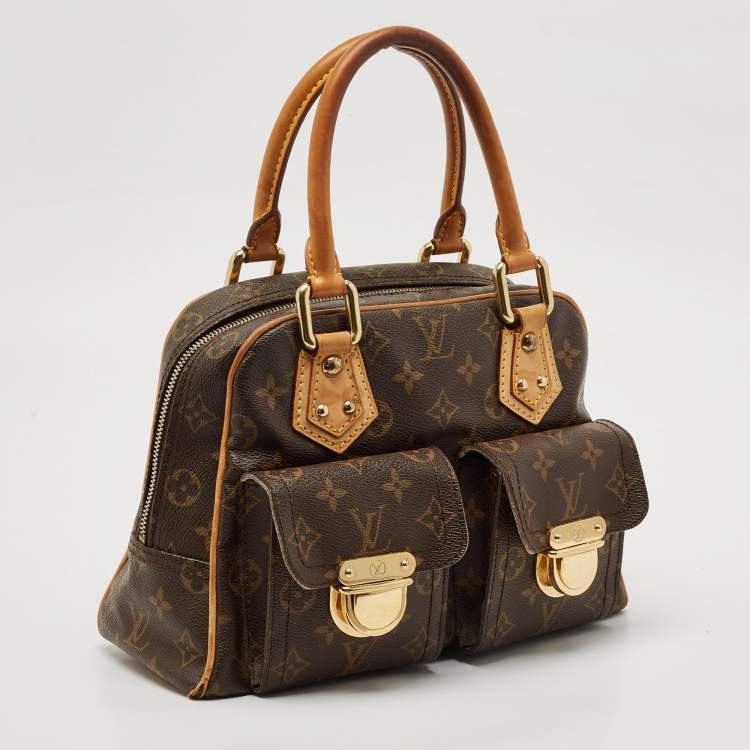 Pre Owned Louis Vuitton Monogram Canvas Manhattan PM Bag