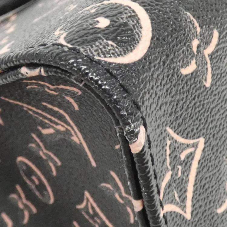 Pre Owned Louis Vuitton Black Canvas Fall For You OnTheGo MM Handbag