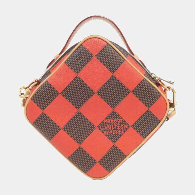 Pre Owned Louis Vuitton Damier Pop Chess Canvas Messenger Shoulder Bag