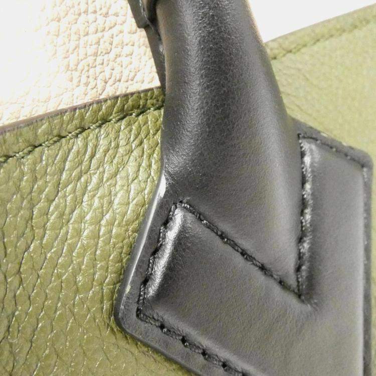 Pre Owned Louis Vuitton Multicolor Leather On My Side MM Handbag