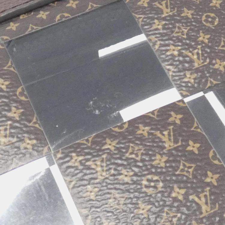 Pre Owned Louis Vuitton Brown Monogram Canvas Chess Slim Soft Trunk Shoulder Bag