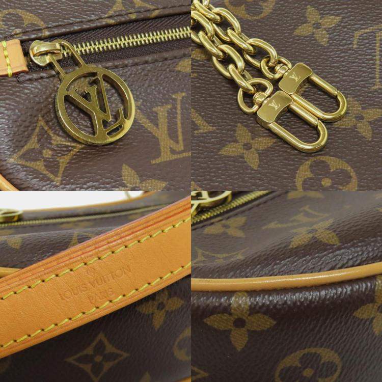 Pre Owned Louis Vuitton Brown Monogram Canvas Loop Shoulder Bag