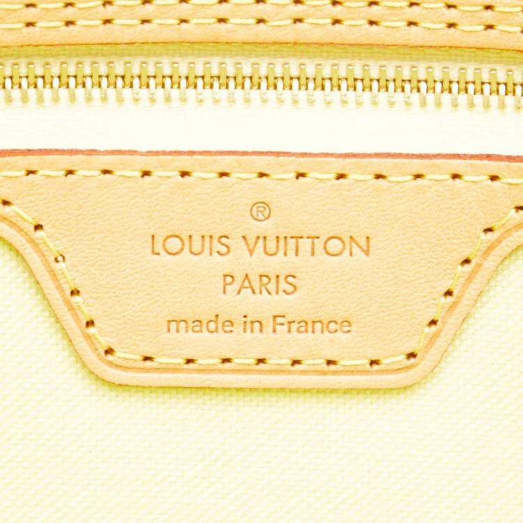 Pre Owned Louis Vuitton Pastel Multicolor Coated Canvas Damier Neverfull MM Tote Bag