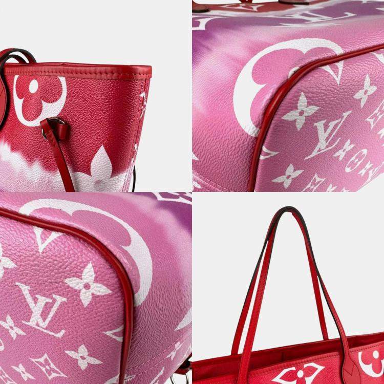 Pre Owned Louis Vuitton Multicolor Coated Canvas Neverfull MM Tote Bag