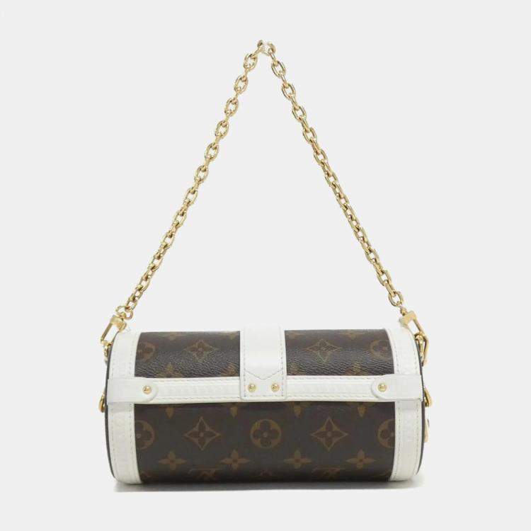 Pre Owned Louis Vuitton Brown Monogram Canvas Papillon Trunk Shoulder Bag