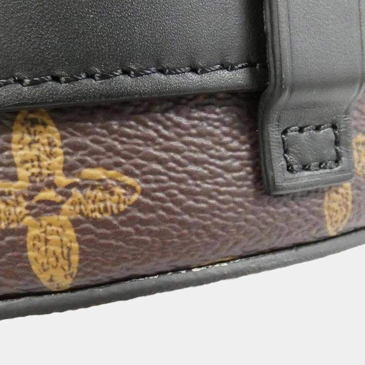 Pre Owned Louis Vuitton Brown Monogram Canvas N°7 Wheel Box Shoulder Bag