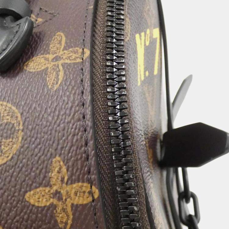 Pre Owned Louis Vuitton Brown Monogram Canvas N°7 Wheel Box Shoulder Bag