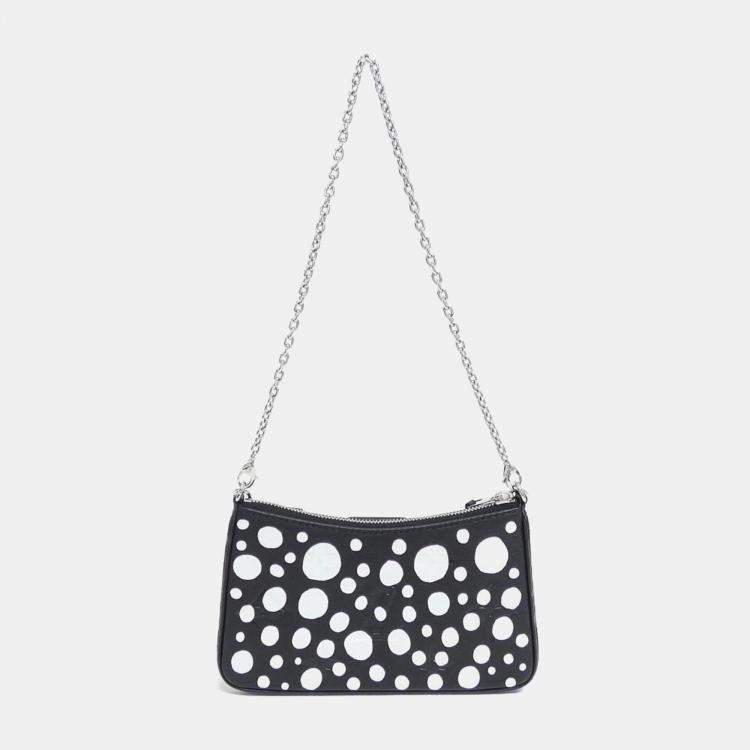 Pre Owned Louis Vuitton Black Monogram Empreinte Leather YK Easy Pouch Accessory Shoulder Bag