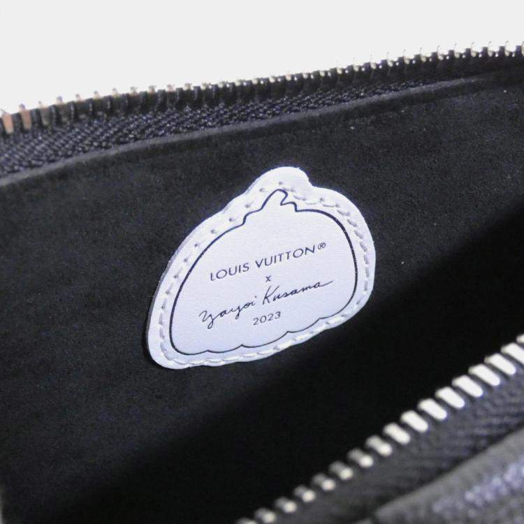 Pre Owned Louis Vuitton Black Monogram Empreinte Leather YK Easy Pouch Accessory Shoulder Bag
