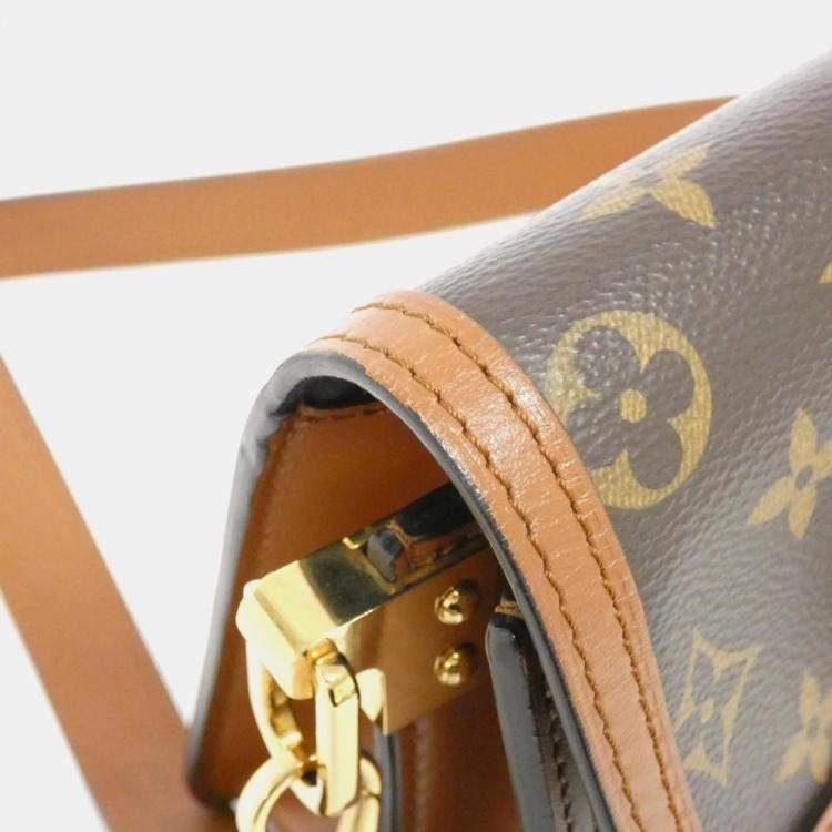 Pre Owned Louis Vuitton Monogram Reverse Dauphine Mini Shoulder Bag