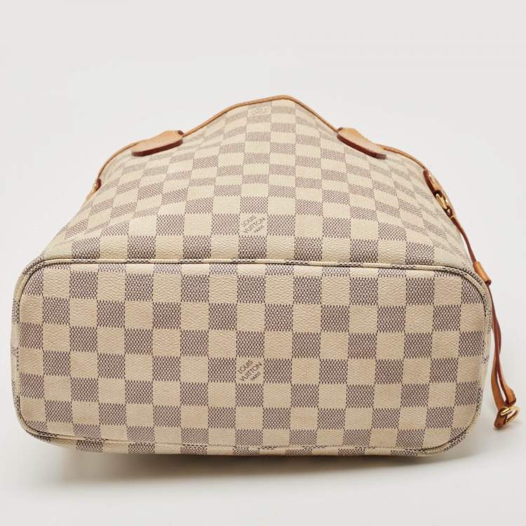 Pre Owned Louis Vuitton Damier Azur Canvas Neverfull PM Bag