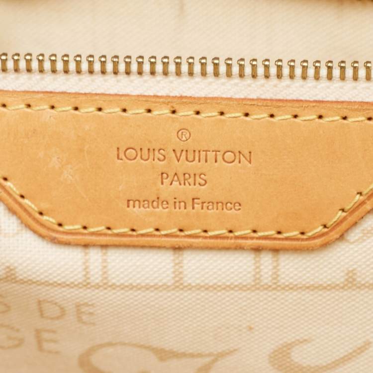 Pre Owned Louis Vuitton Damier Azur Canvas Neverfull PM Bag