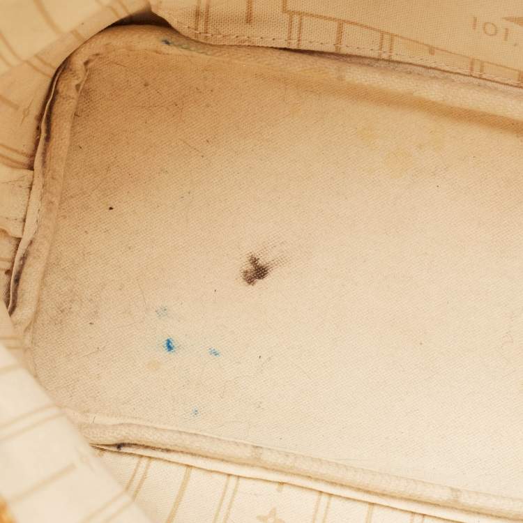 Pre Owned Louis Vuitton Damier Azur Canvas Neverfull PM Bag