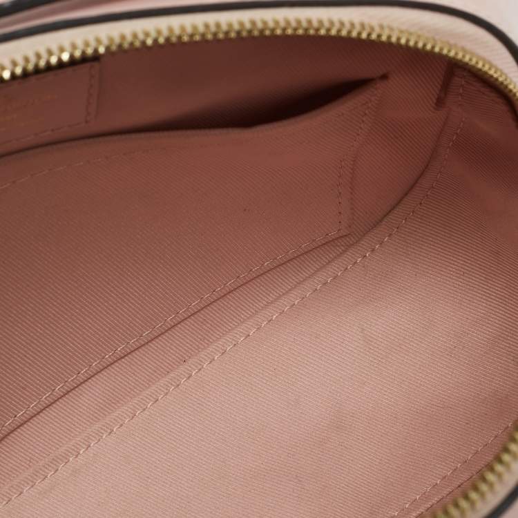 Pre Owned Louis Vuitton Pink Damier Azur Canvas Saintonge Bag