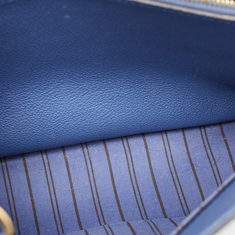 Pre Owned Louis Vuitton Iris Monogram Empreinte Leather Montaigne MM Bag