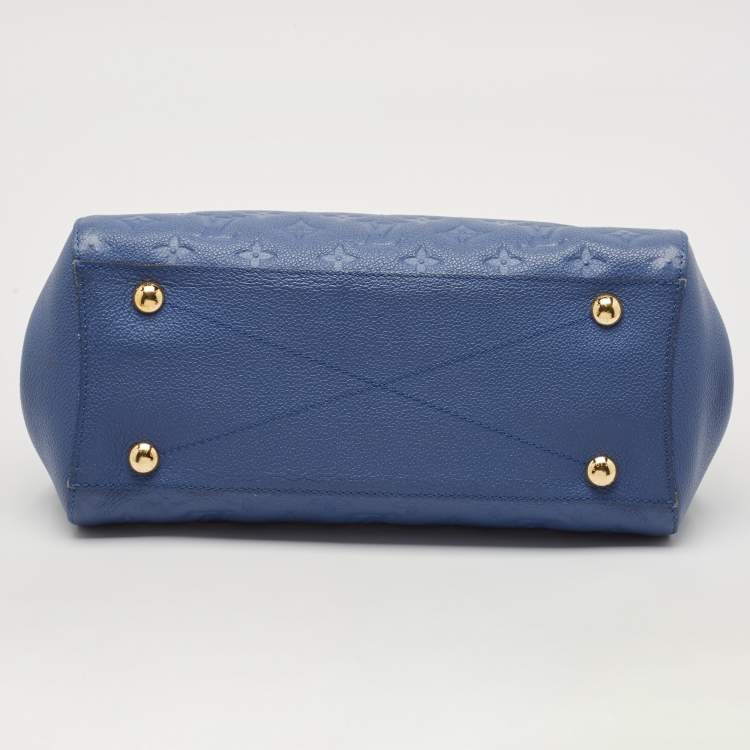 Pre Owned Louis Vuitton Iris Monogram Empreinte Leather Montaigne MM Bag