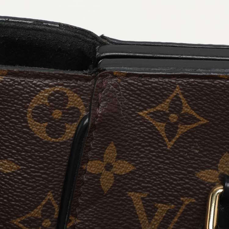 Pre Owned Louis Vuitton Noir Monogram Canvas Phenix PM Bag
