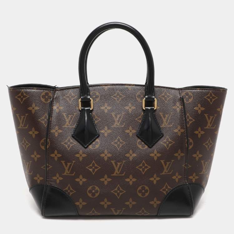Pre Owned Louis Vuitton Noir Monogram Canvas Phenix PM Bag
