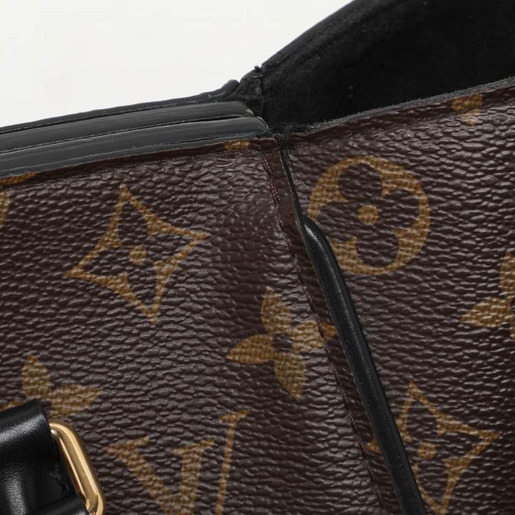 Pre Owned Louis Vuitton Noir Monogram Canvas Phenix PM Bag