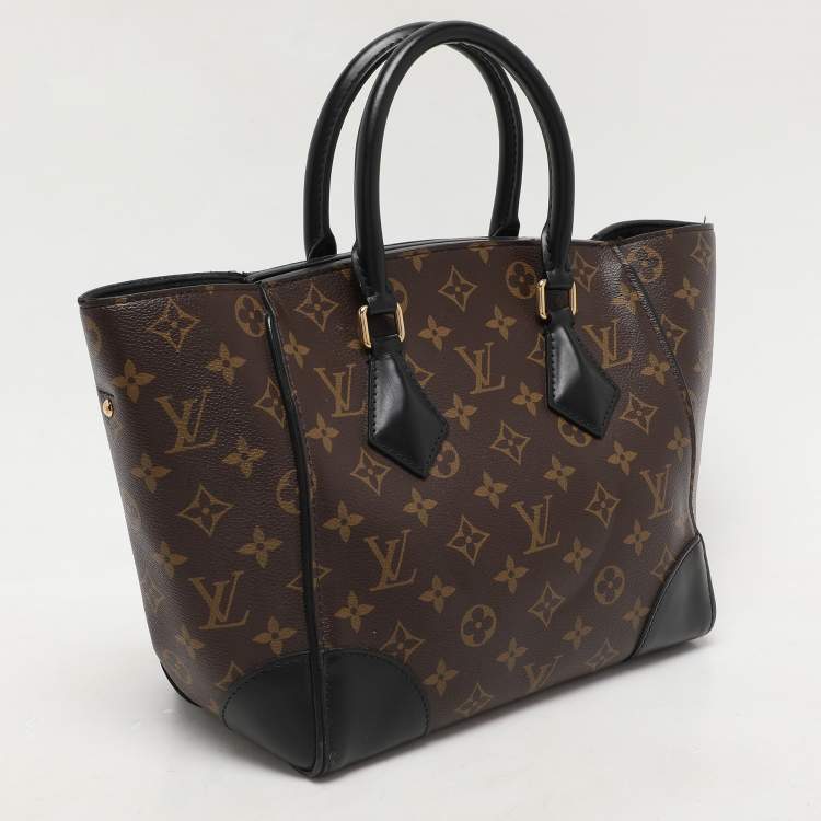 Pre Owned Louis Vuitton Noir Monogram Canvas Phenix PM Bag