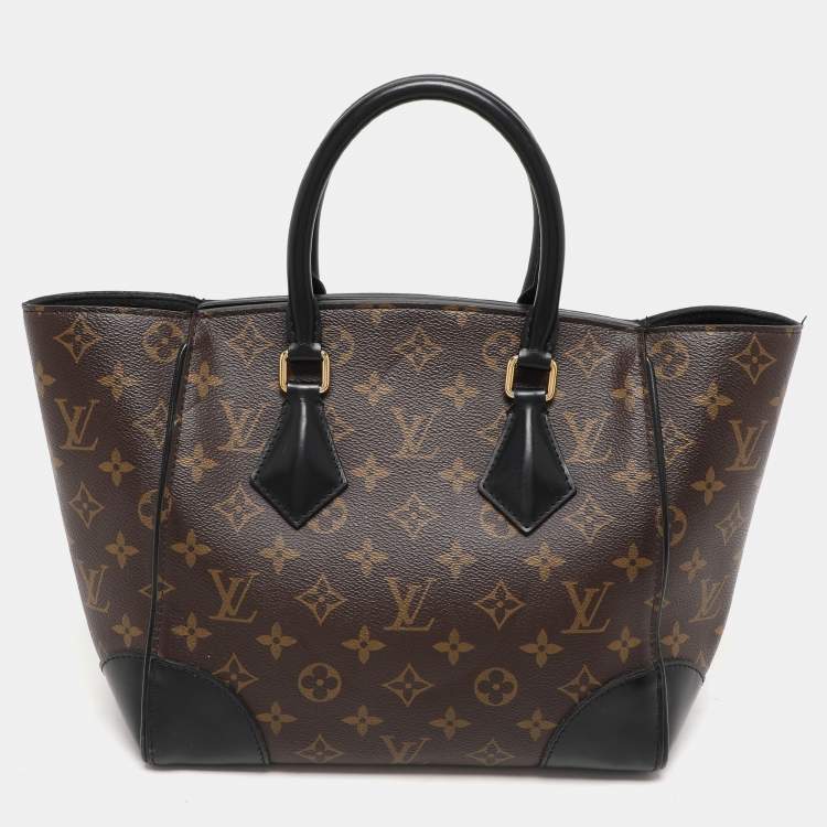 Pre Owned Louis Vuitton Noir Monogram Canvas Phenix PM Bag