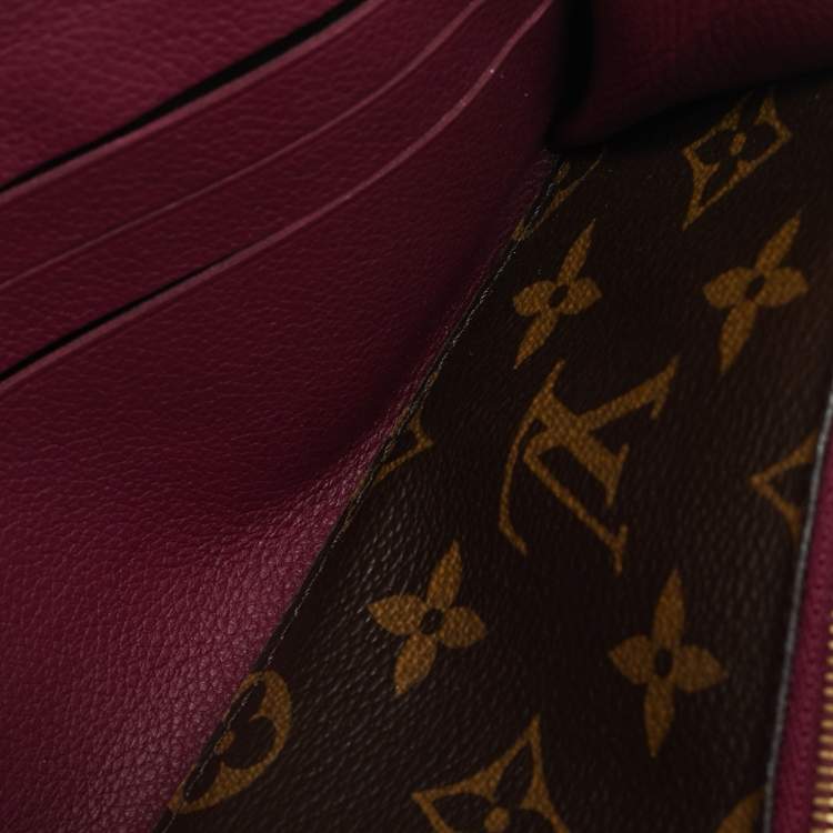Pre Owned Louis Vuitton Aurore Monogram Canvas Pallas Wallet