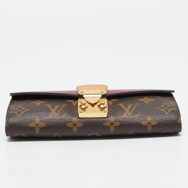 Pre Owned Louis Vuitton Aurore Monogram Canvas Pallas Wallet