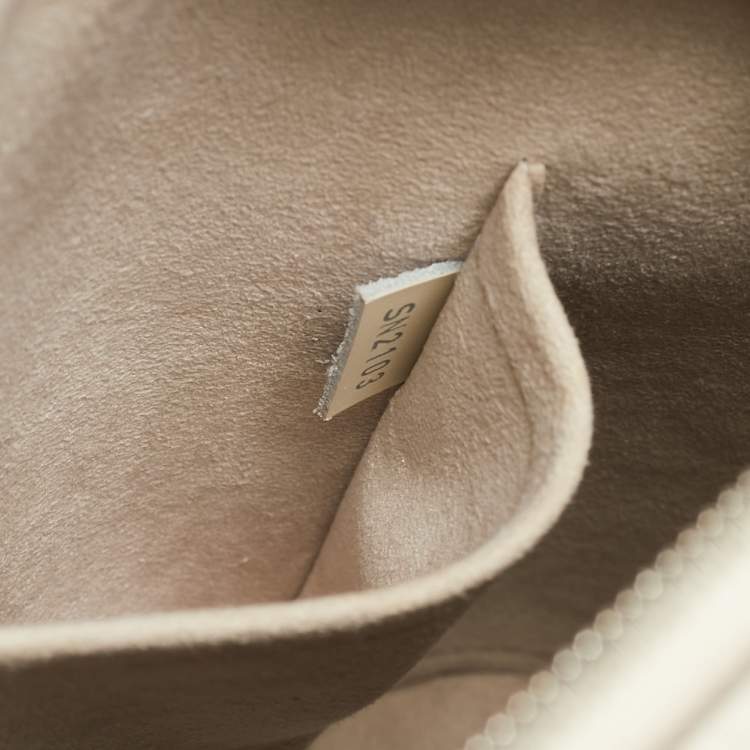Pre Owned Louis Vuitton Ivorie Epi Leather Alma PM Bag