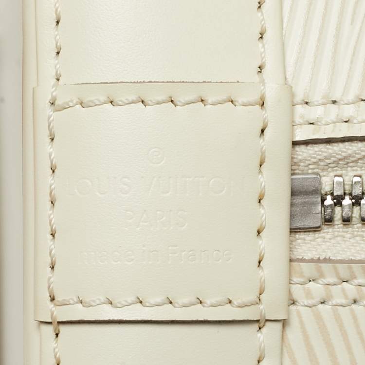 Pre Owned Louis Vuitton Ivorie Epi Leather Alma PM Bag
