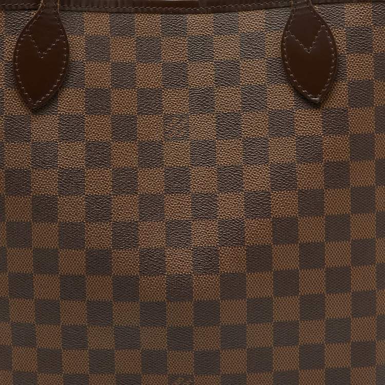Pre Owned Louis Vuitton Damier Ebene Canvas Neverfull MM Bag