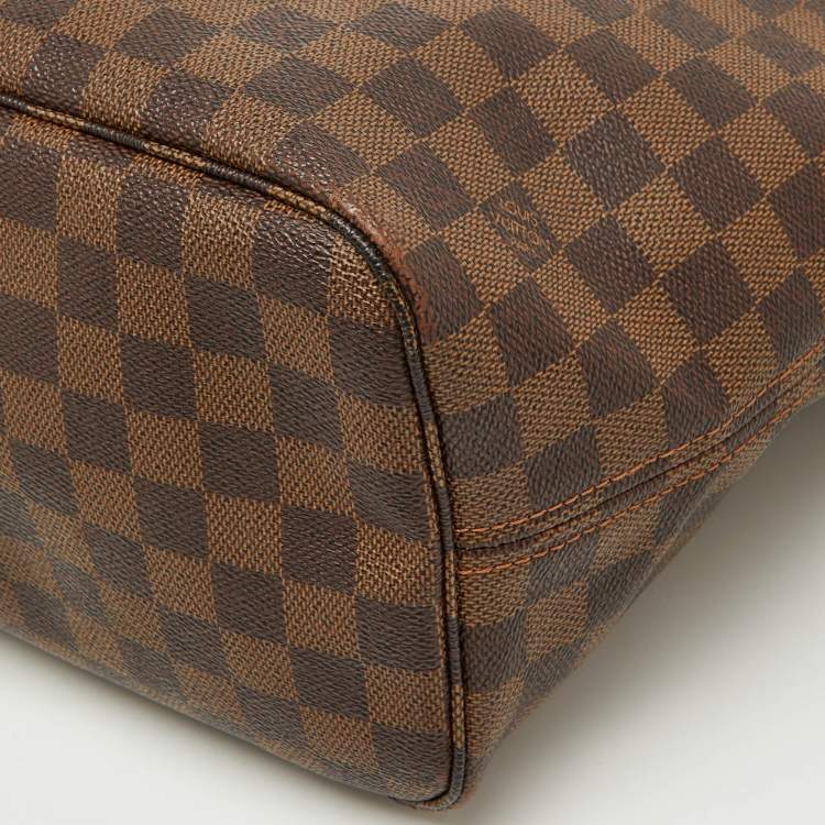 Pre Owned Louis Vuitton Damier Ebene Canvas Neverfull MM Bag