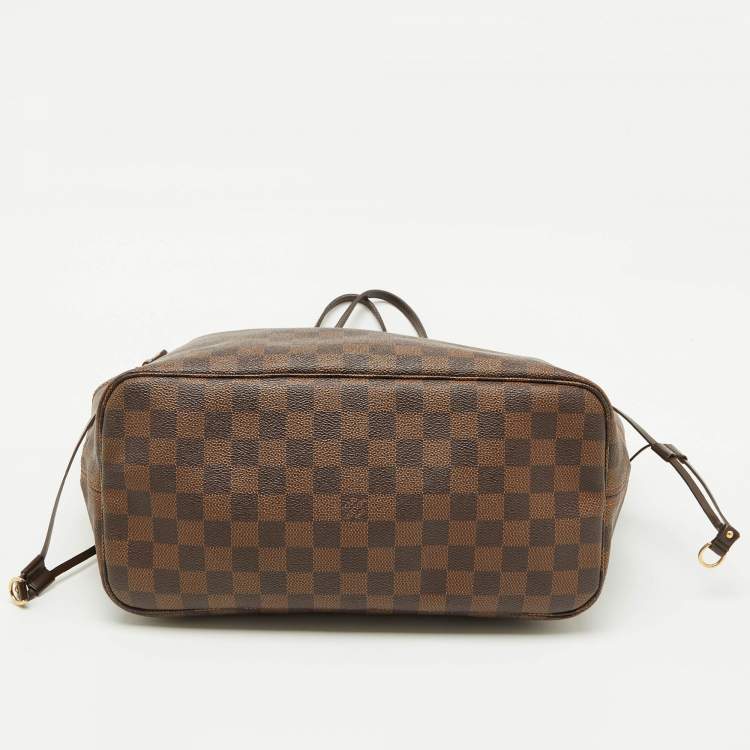 Pre Owned Louis Vuitton Damier Ebene Canvas Neverfull MM Bag