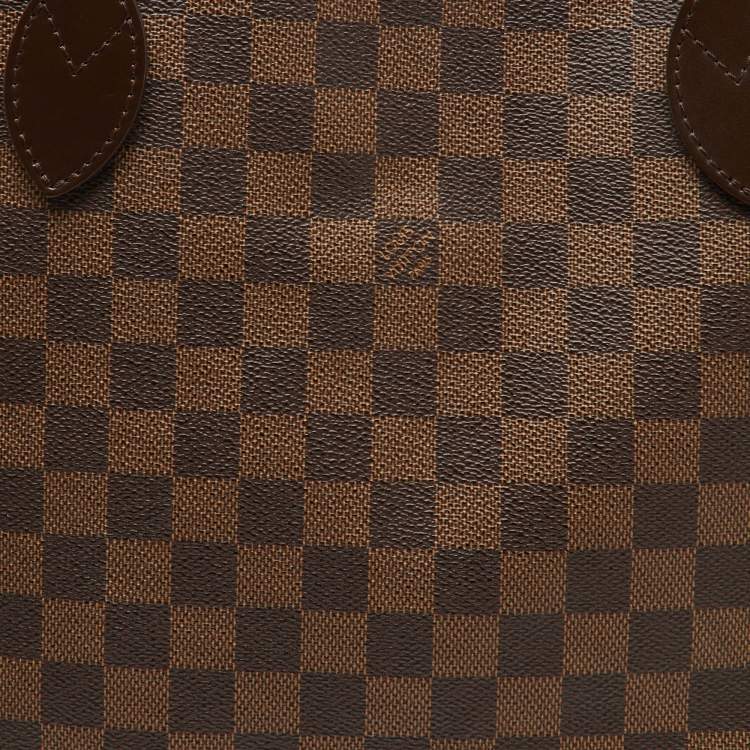 Pre Owned Louis Vuitton Damier Ebene Canvas Neverfull MM Bag
