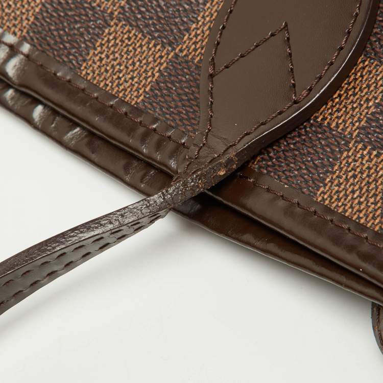 Pre Owned Louis Vuitton Damier Ebene Canvas Neverfull MM Bag