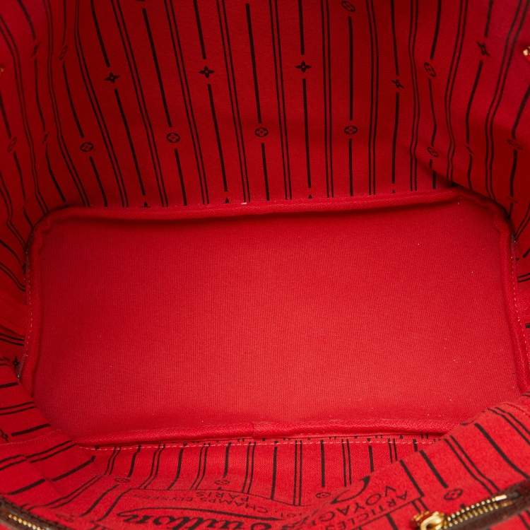 Pre Owned Louis Vuitton Damier Ebene Canvas Neverfull MM Bag