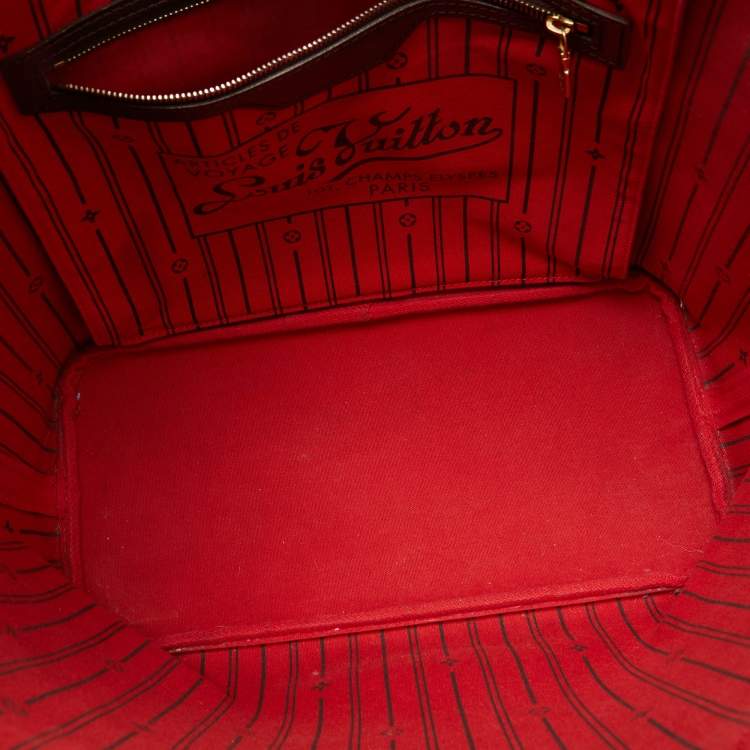 Pre Owned Louis Vuitton Damier Ebene Canvas Neverfull MM Bag