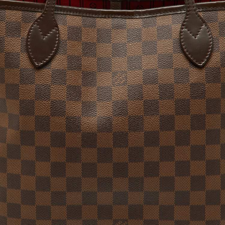 Pre Owned Louis Vuitton Damier Ebene Canvas Neverfull MM Bag