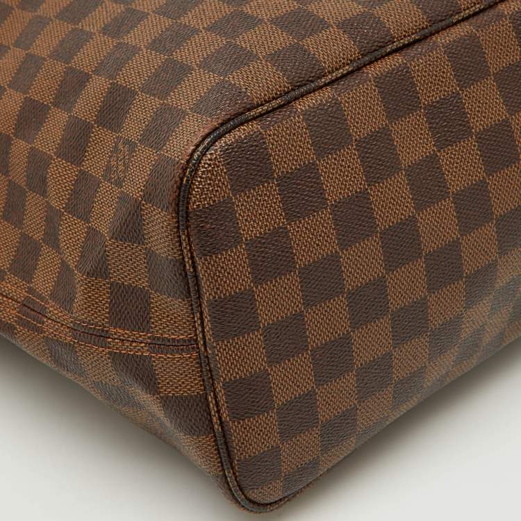 Pre Owned Louis Vuitton Damier Ebene Canvas Neverfull MM Bag
