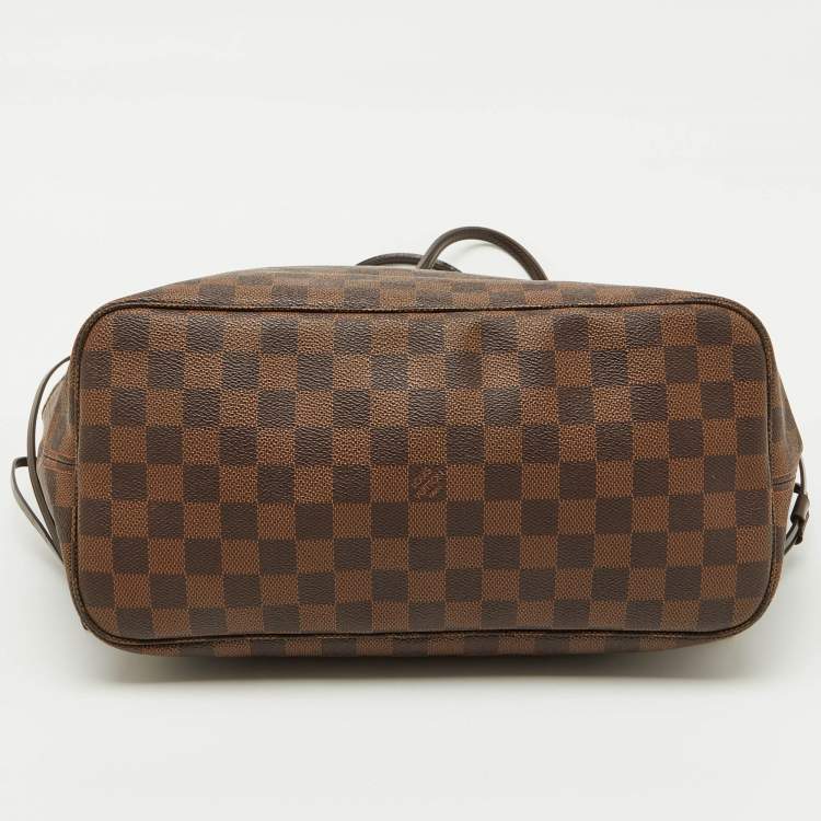 Pre Owned Louis Vuitton Damier Ebene Canvas Neverfull MM Bag