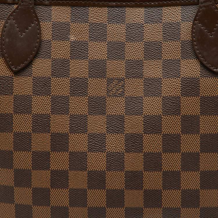 Pre Owned Louis Vuitton Damier Ebene Canvas Neverfull MM Bag