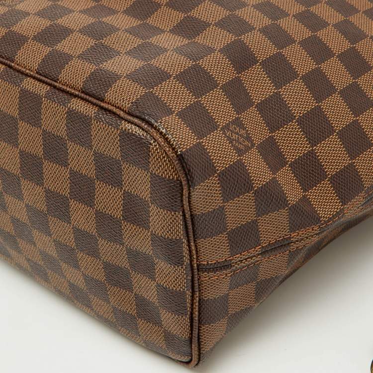 Pre Owned Louis Vuitton Damier Ebene Canvas Neverfull MM Bag
