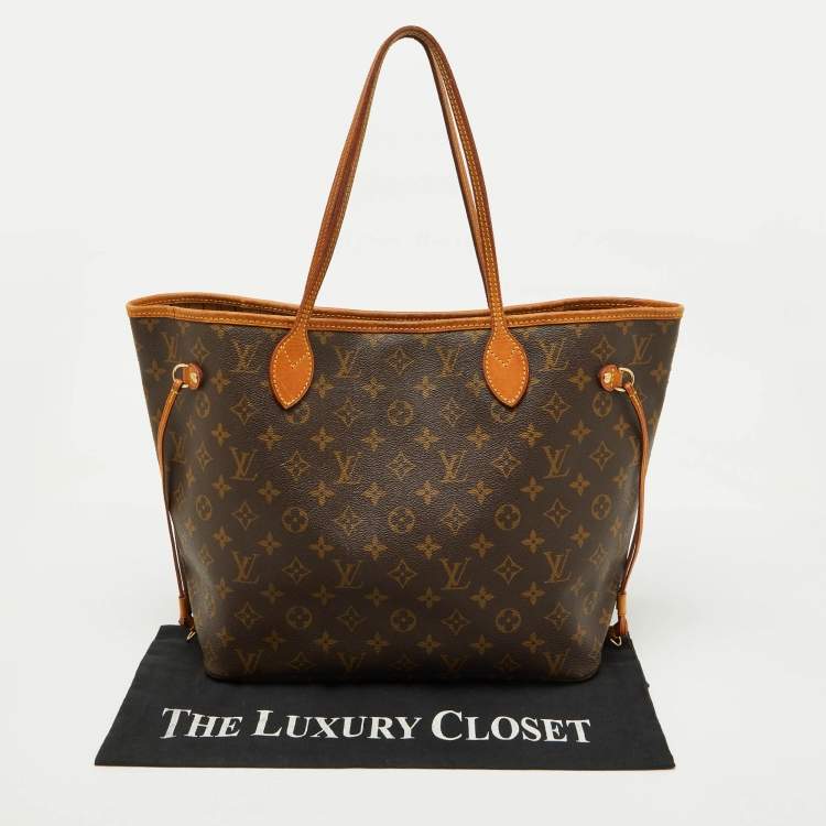 Pre Owned Louis Vuitton Monogram Canvas Neverfull MM Bag